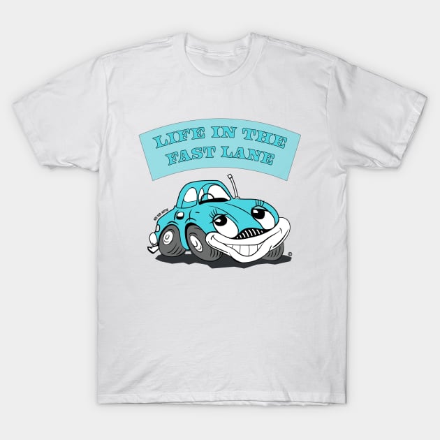 Hot Rod Hottie, Funny car, Living life in the fast lane. T-Shirt by Morrissey OC